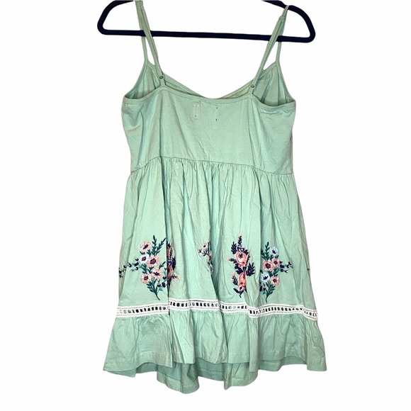 ASOS Petite Mini Floral Embroidered Dress - Picture 4 of 5